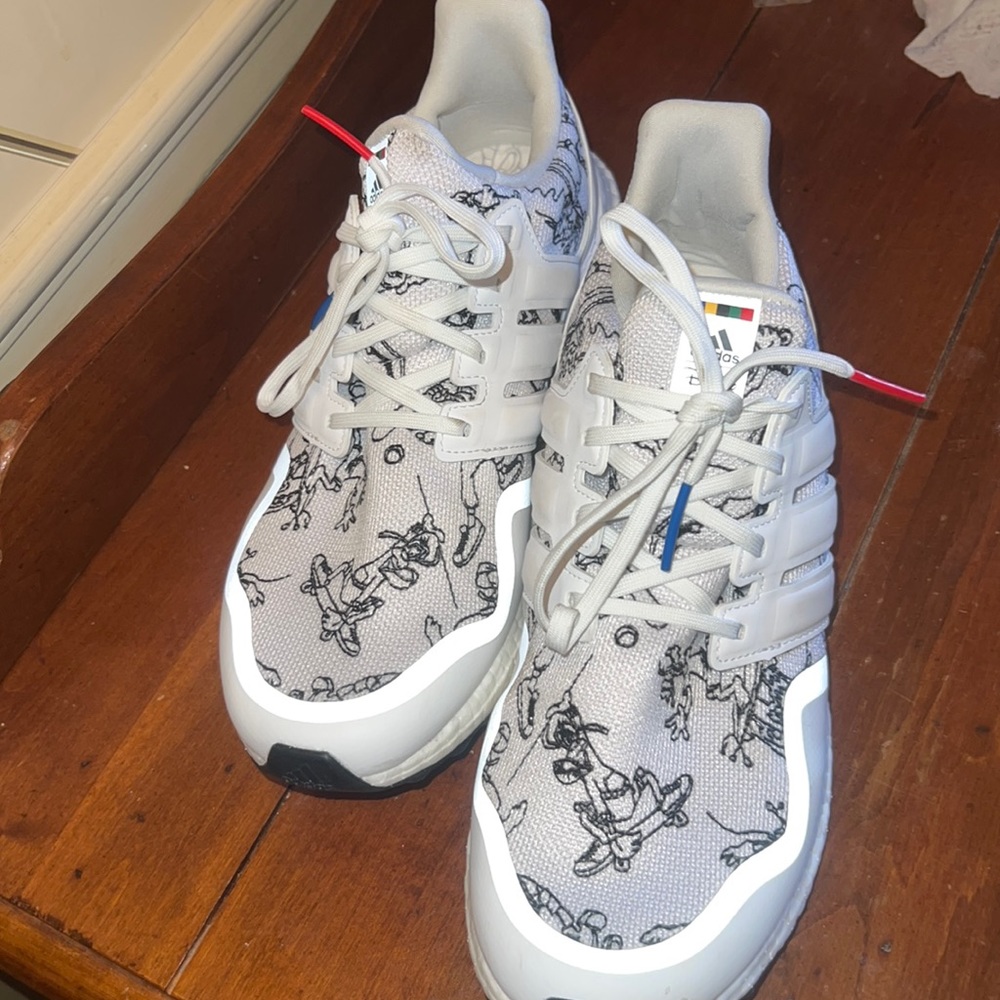 Adidas Disney Ultraboost Goofy Sneakers: worn once per original owner